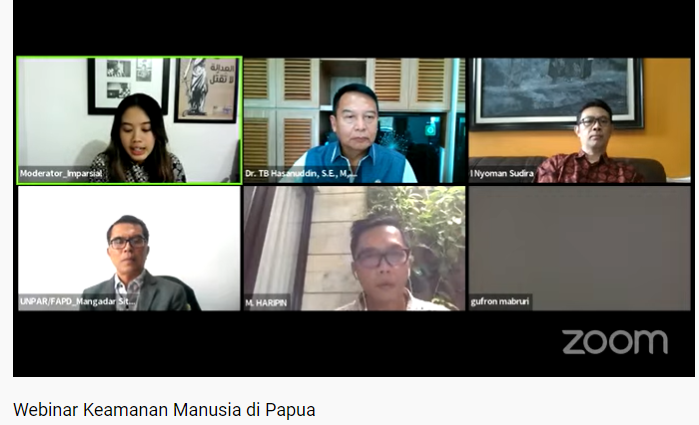 Webinar Keamanan Manusia di Papua